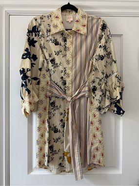 plenty by tracy reese printed mini shirt dress Plenty by Tracy Reese Printed Mini Shirt Dress